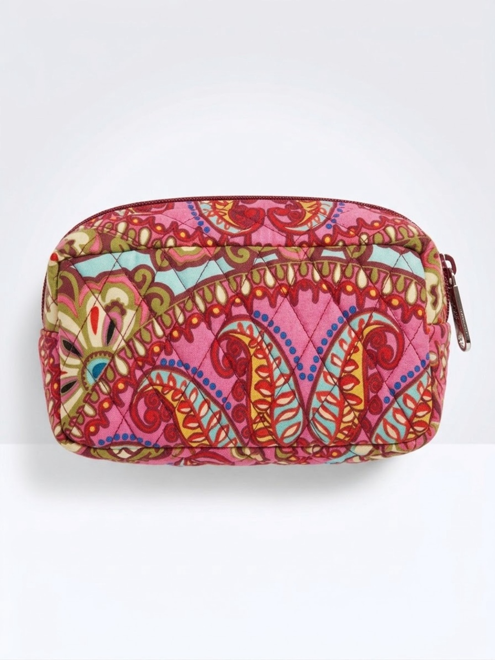Vera Bradley x Strawberry Shortcake Pink Quilted Patterned Cosmetic Pouch